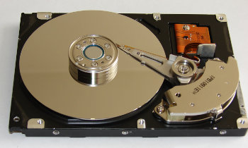 image of a hard disk drive